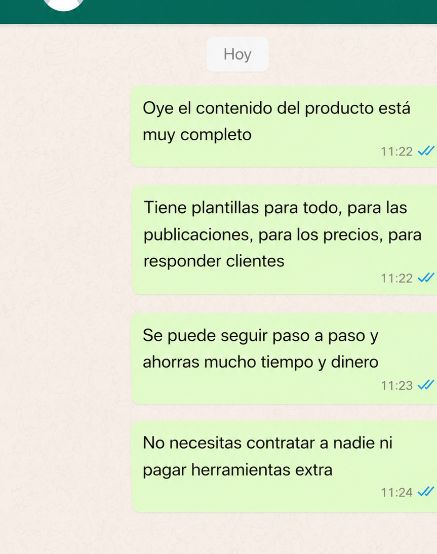 Testimonio WhatsApp Cocina Cash
