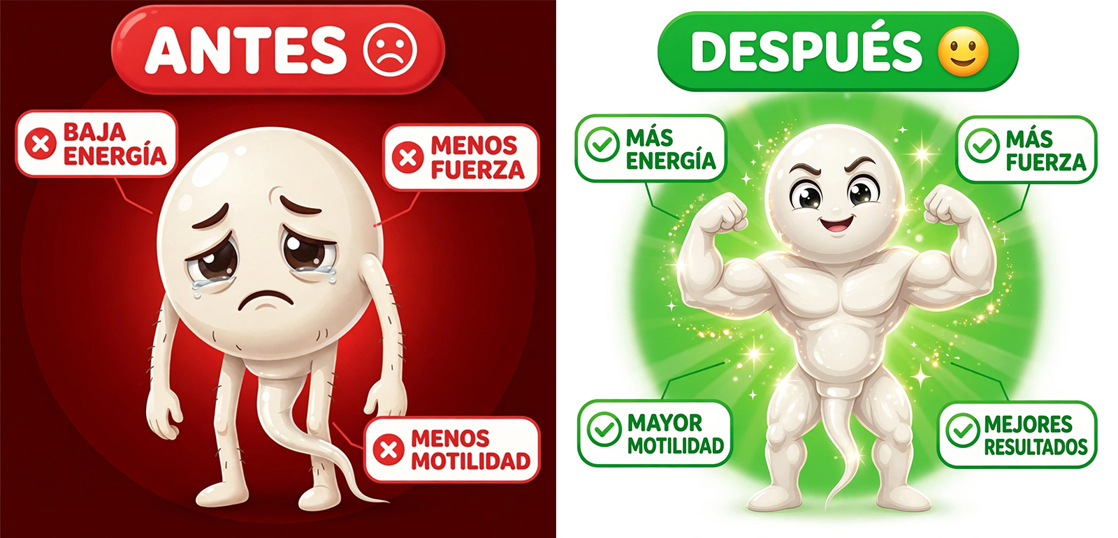 Antes y después con Protocolo JUMP