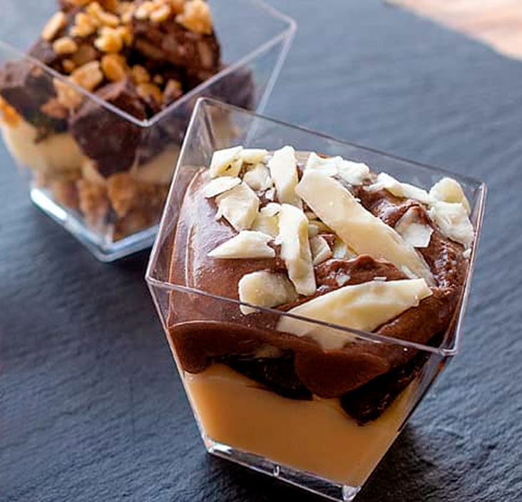 Cheesecake en Vaso con Frutos Rojos