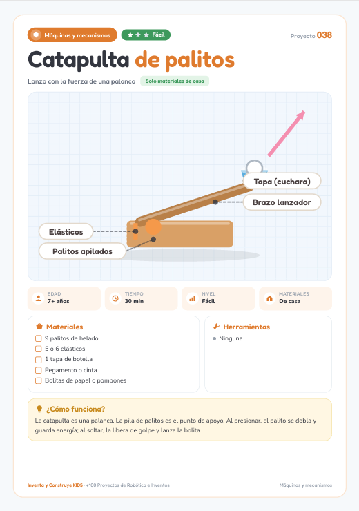 Vista interior del material Inventa y Construye KIDS, página 14