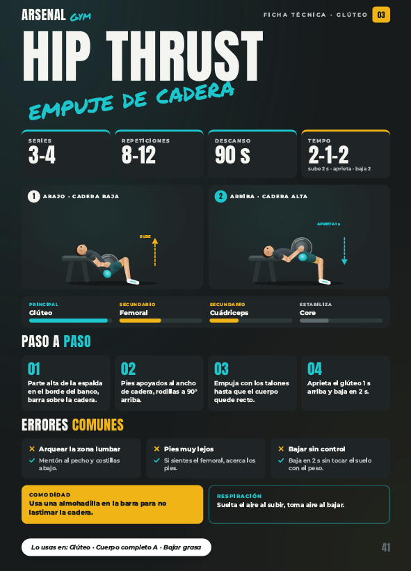 Página 6 de la guía Arsenal Gym