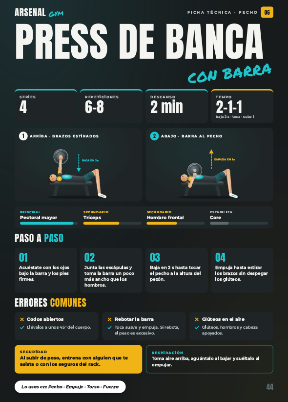 Página 7 de la guía Arsenal Gym