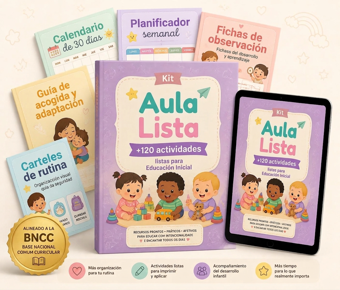 Kit Aula Lista: 128 actividades para Educación Inicial 0 a 3 años