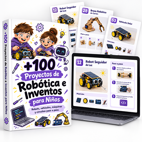 +100 Proyectos de Robótica e Inventos para Niños